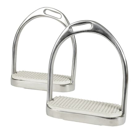 Jacks Imports Stainless Steel Fillis Double Offset Stirrups 4-1/2" 10544-4-1/2